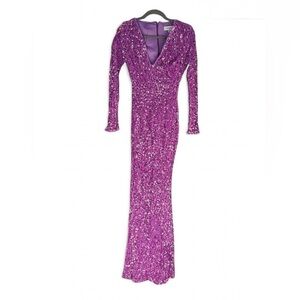 Sparkling Long Sleeve Dress. Size XS